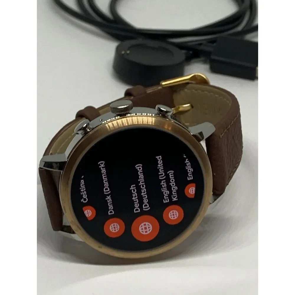 Fossil Gen 4 Authentic Digital Dial Smart Watch Custom Band FTW6016 NP21